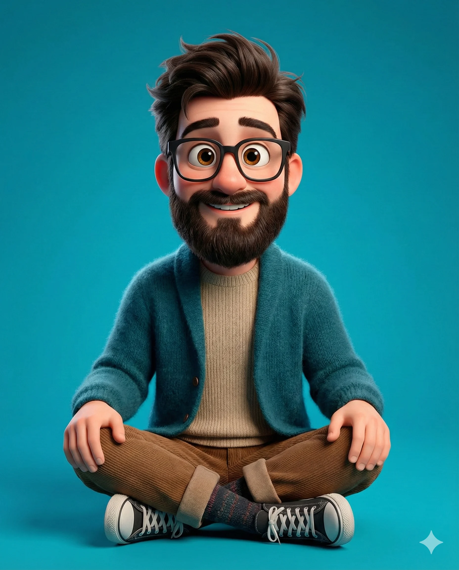The Blue Cardigan 3d Animation