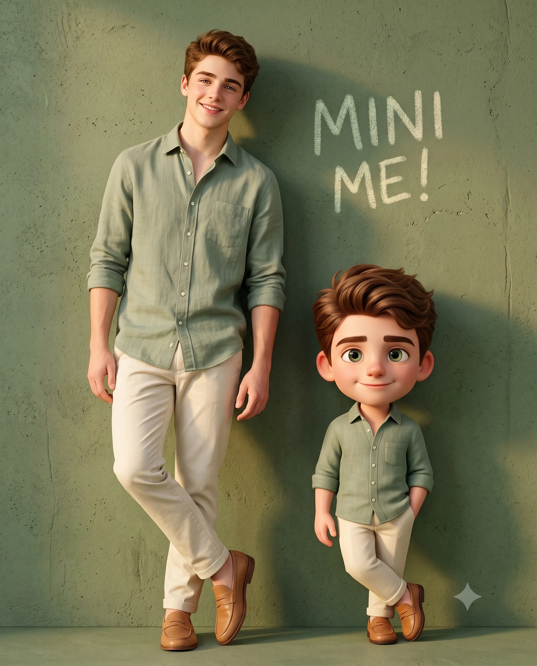 The "mini Me" Wall Portrait