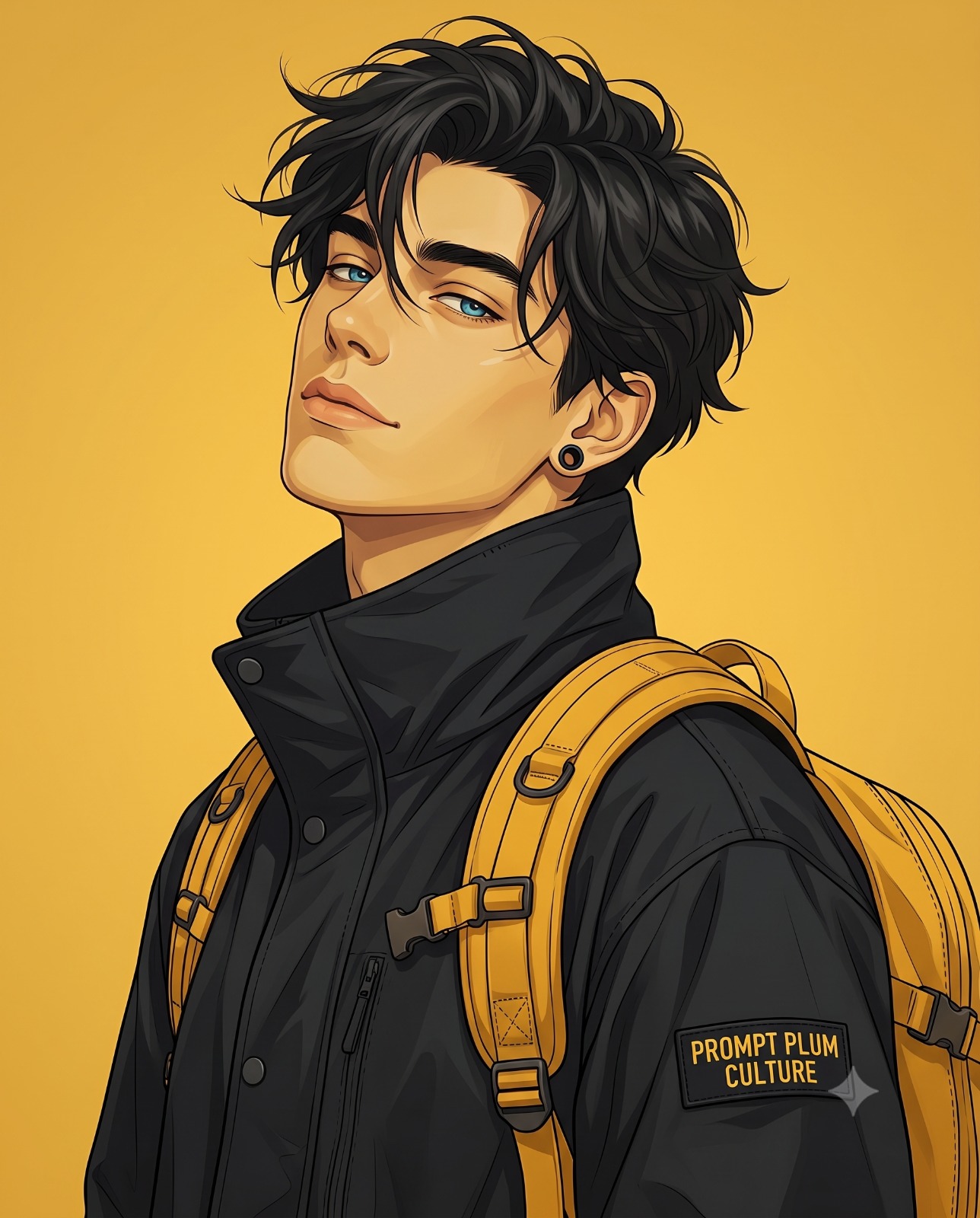 The Smirking Drifter Anime Portrait