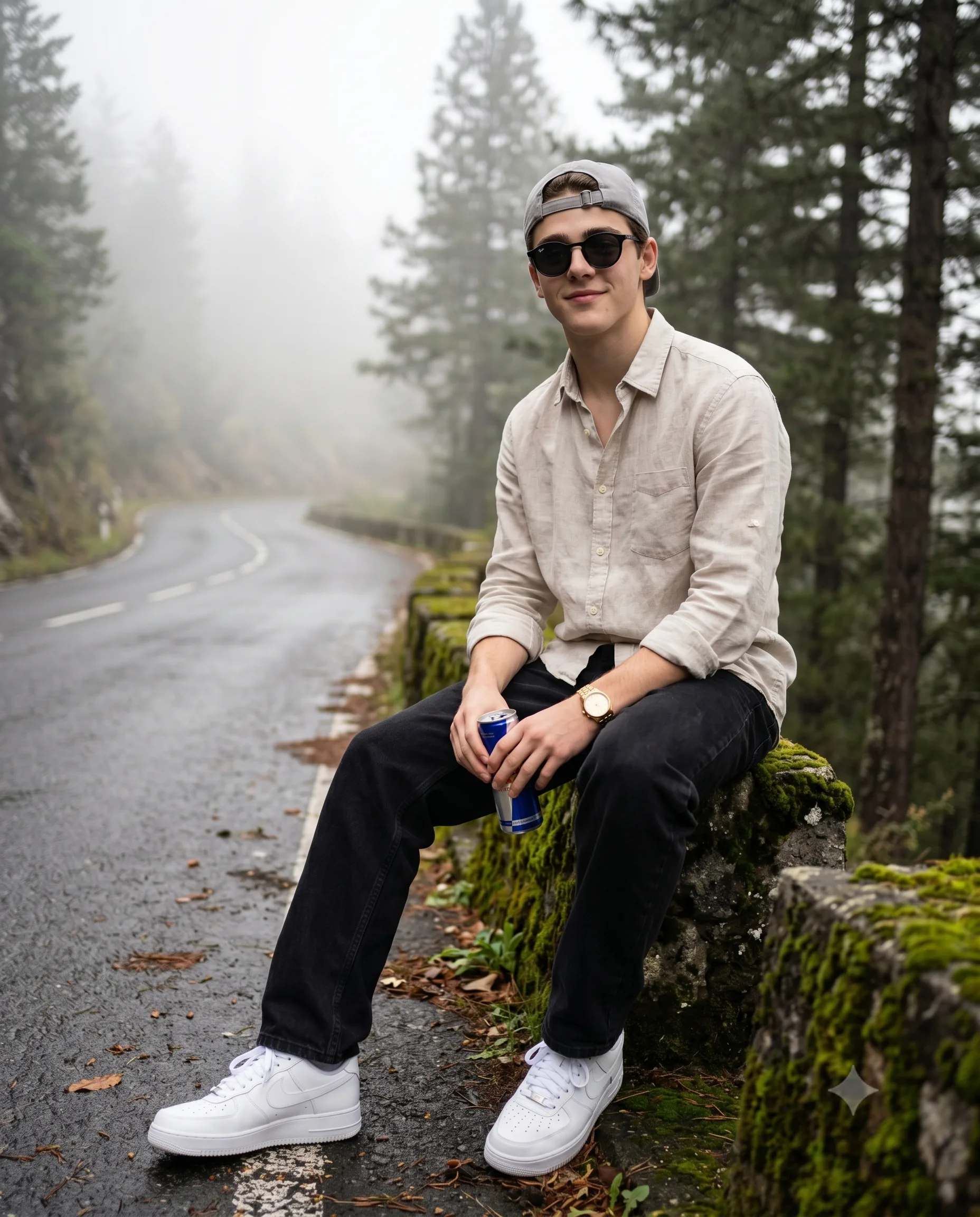 Misty Mountain Pit Stop Portrait