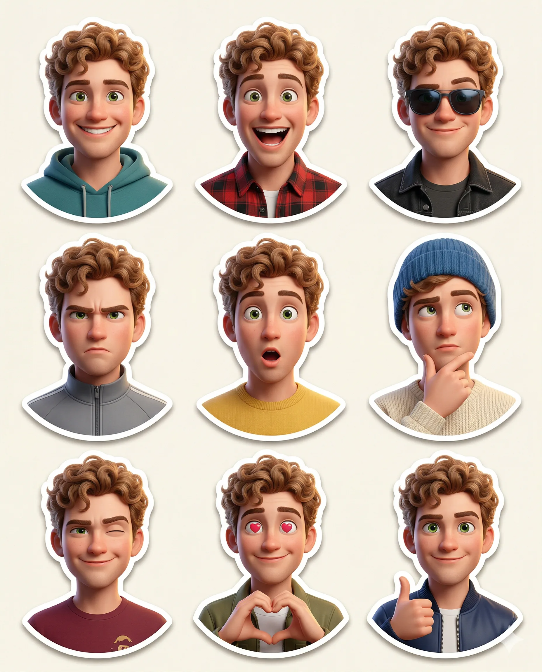 The Expression Grid Emoji Art