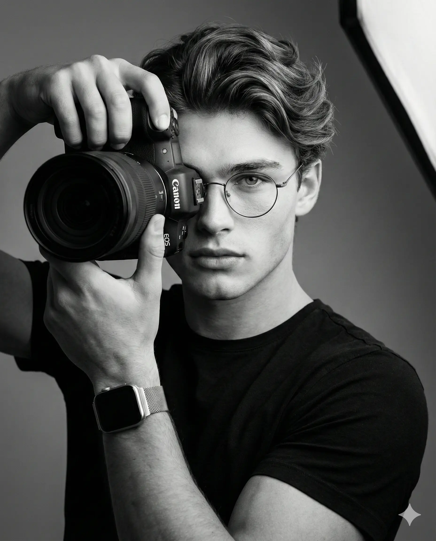 Capturing the Shot Black Portrait
