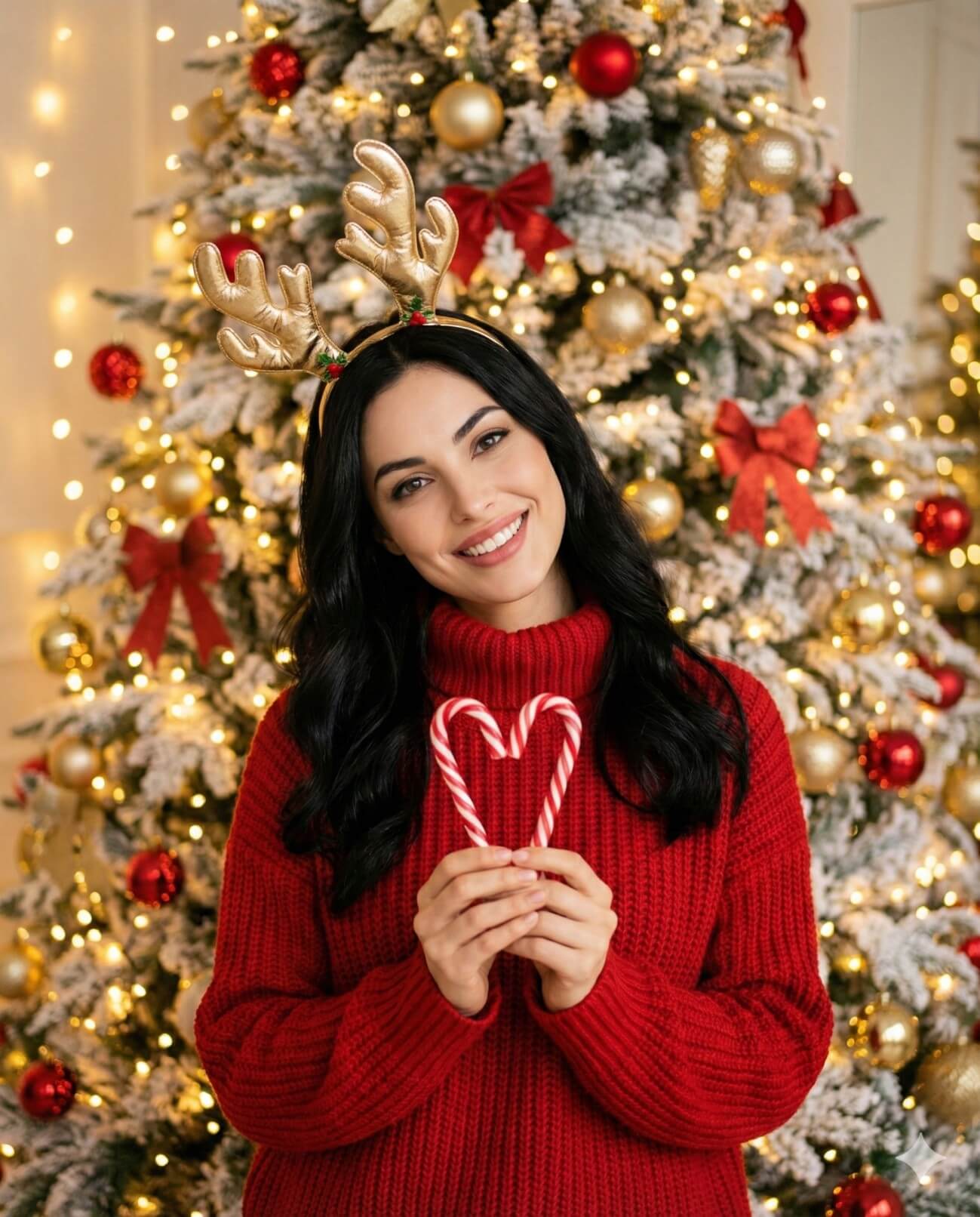 Christmas Sweetheart Celebration Portrait