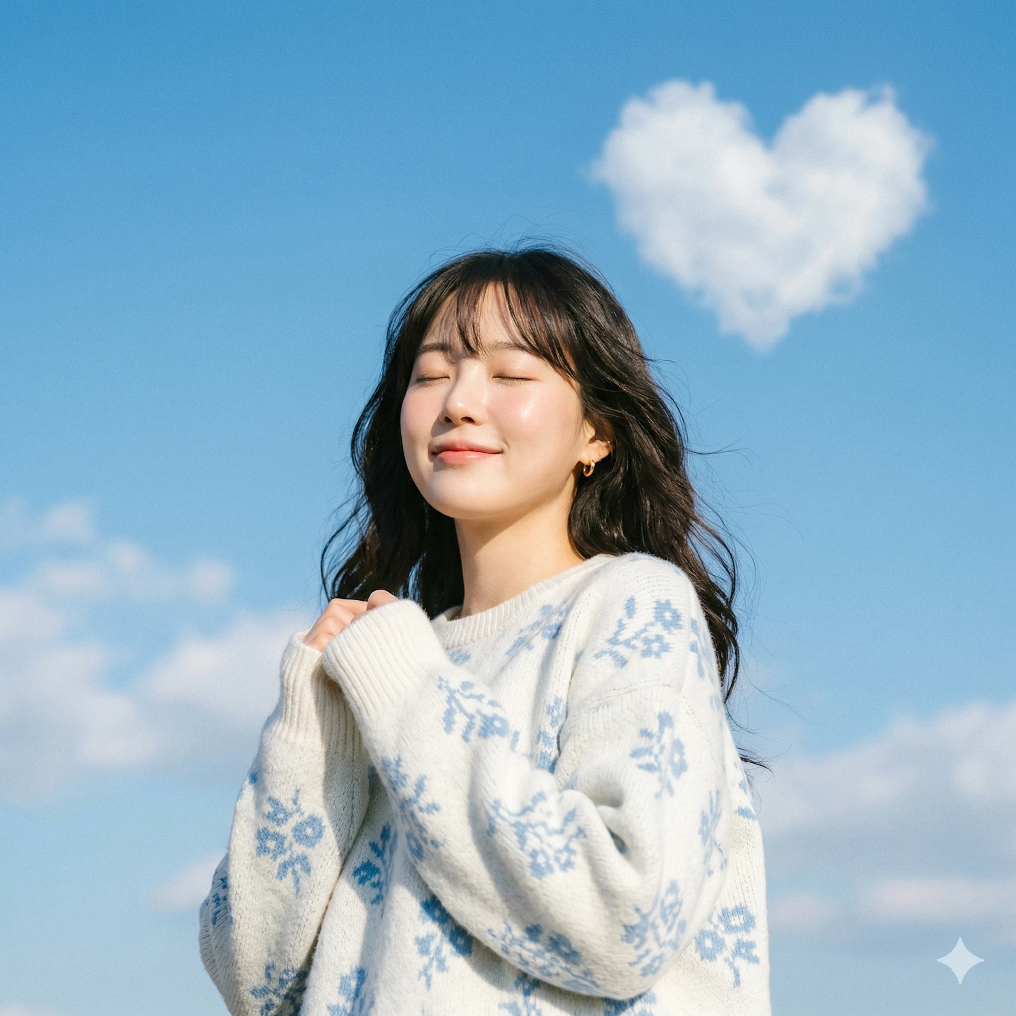 Soft Glow Cute Girl Aesthetic Close Up Portrait