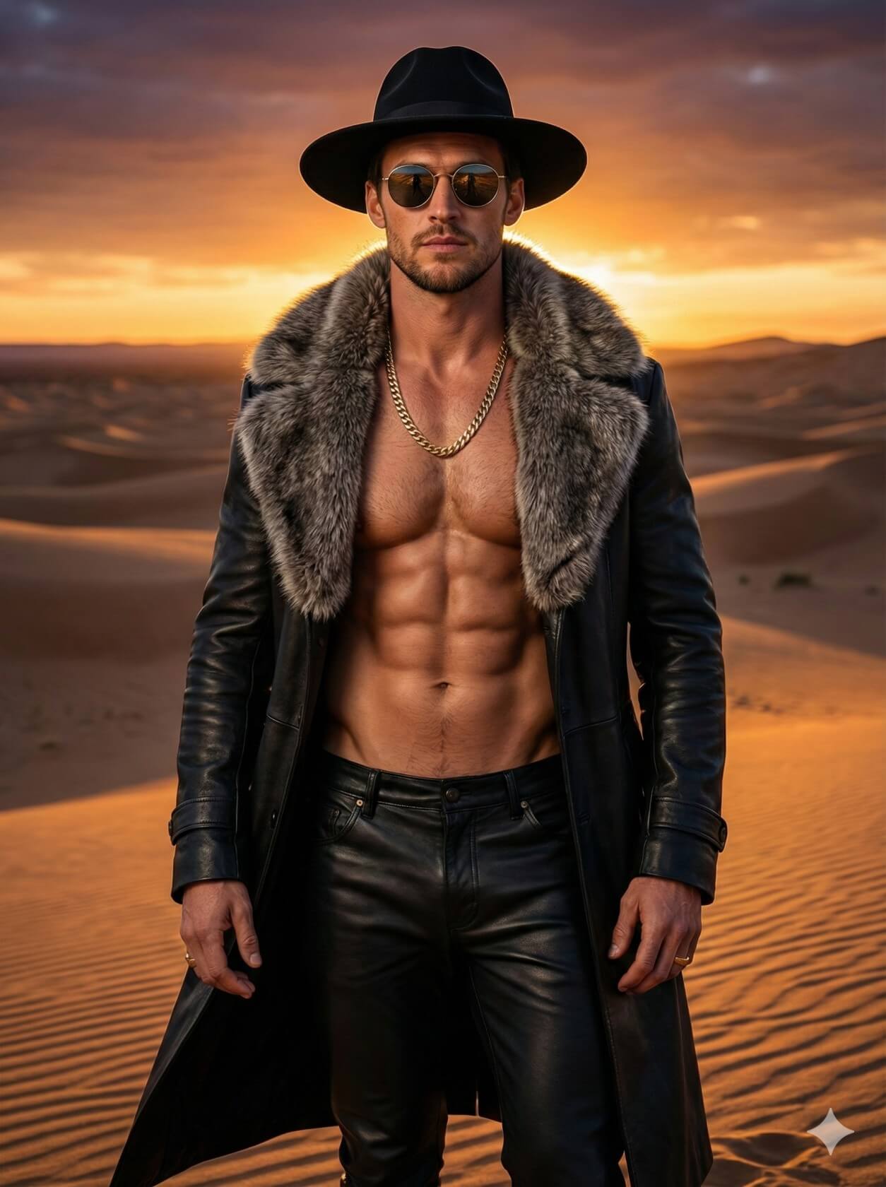 Leather & Sands Digital Art
