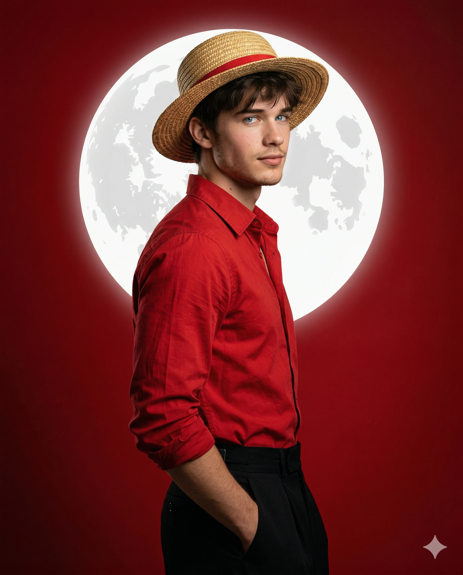 Moonlight Captain Ai Art