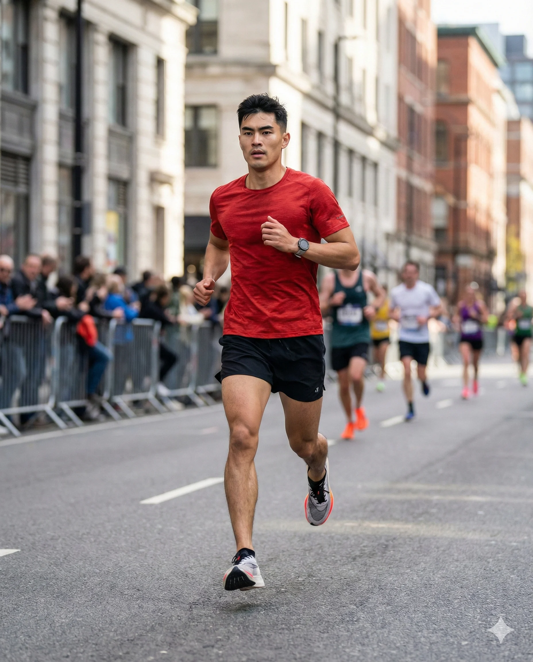Race Day Stride Action Portrait