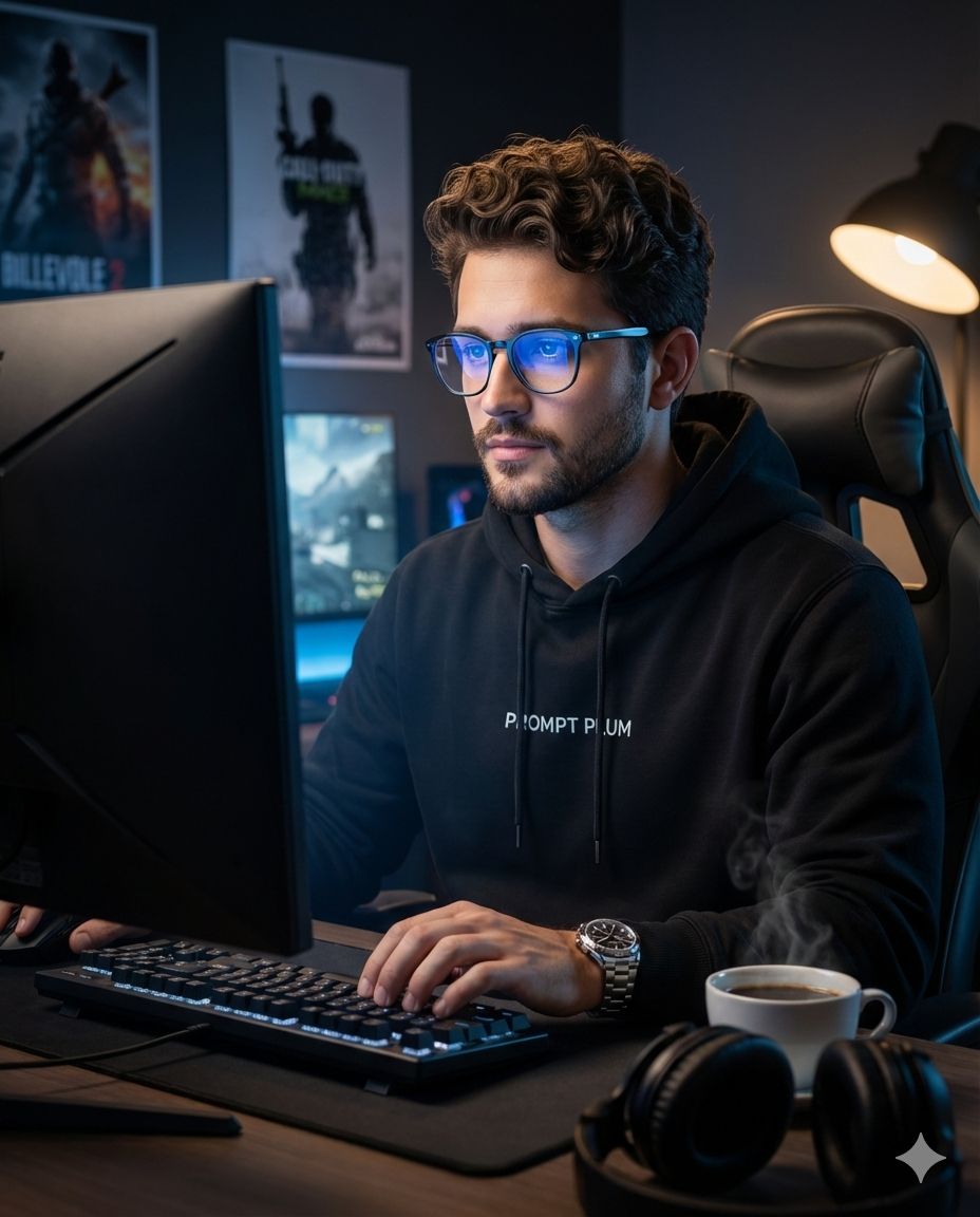 Immersive Setup Coding Portrait