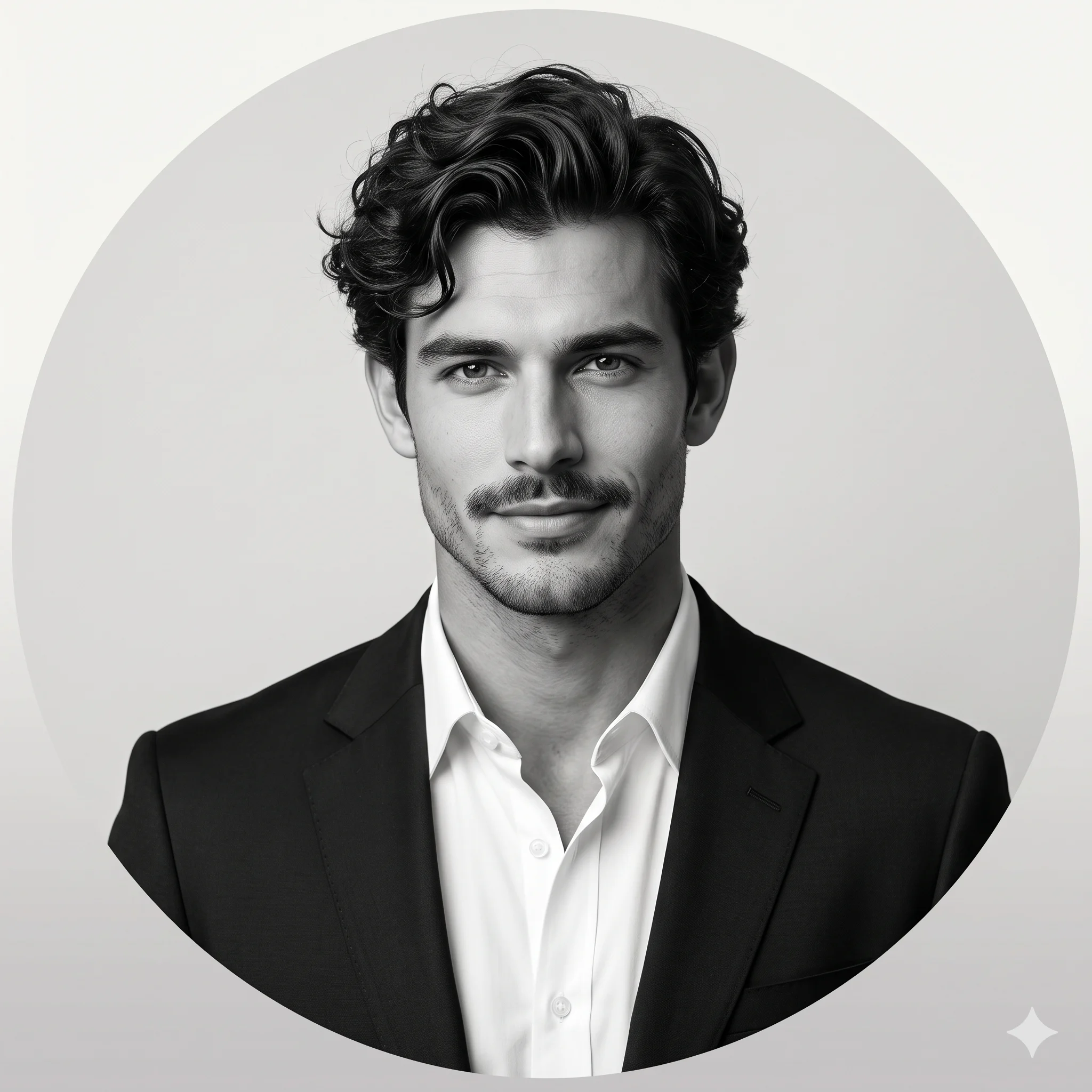 Linkedin Profile Picture Black Portrait