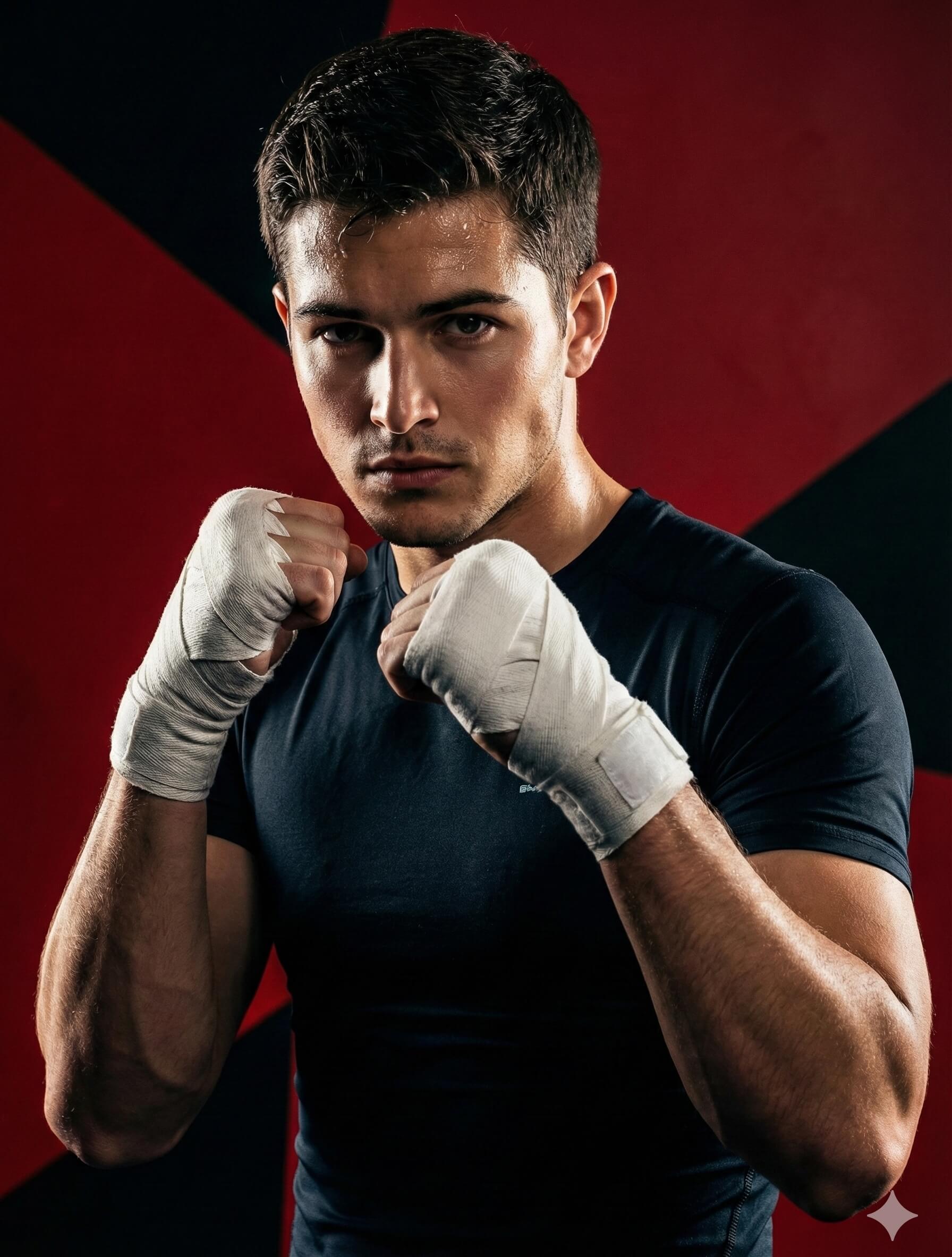 Ready to Fight Action Portrait