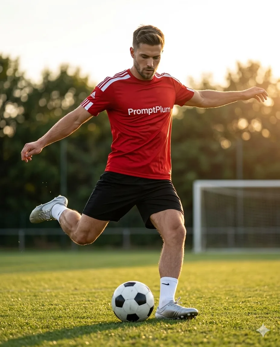 The Power Strike Football Portrait