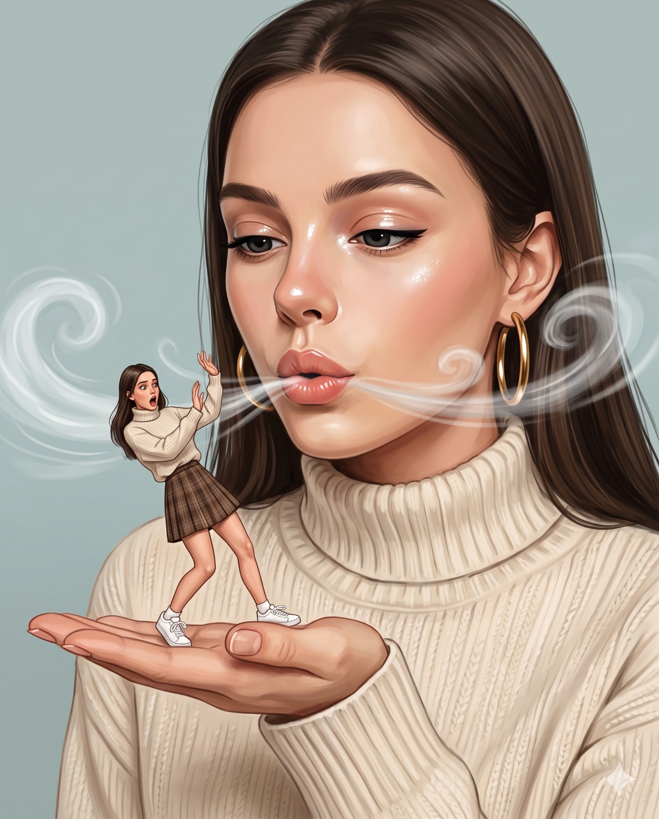 The Giant's Breath Artistic Portrait