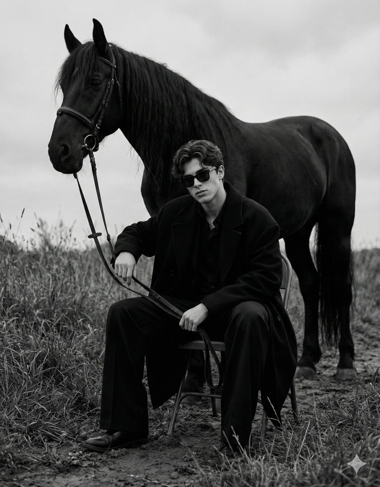 The Dark Horse Animals Portrait