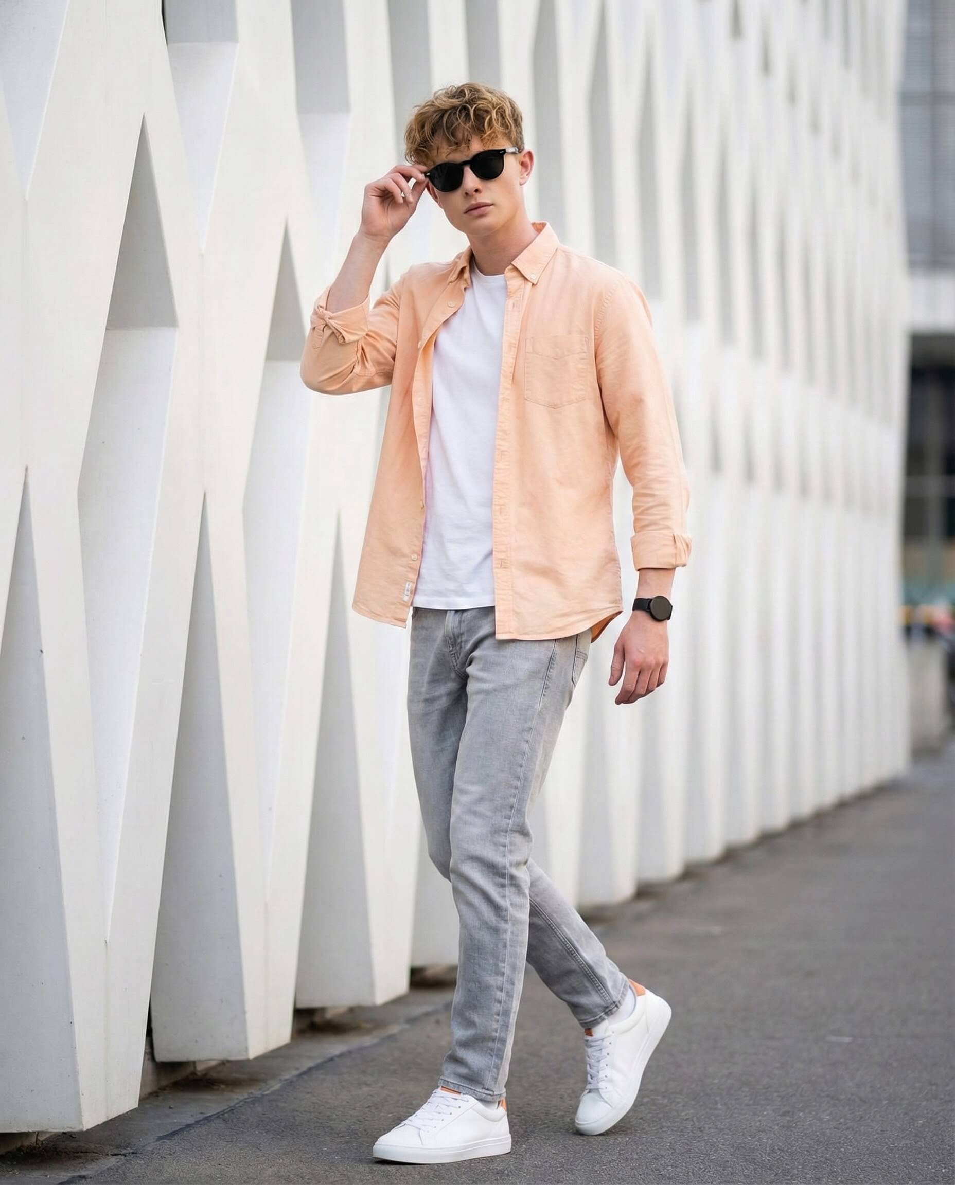 Casual Weekend Outfit Men Lifestyle Portrait
