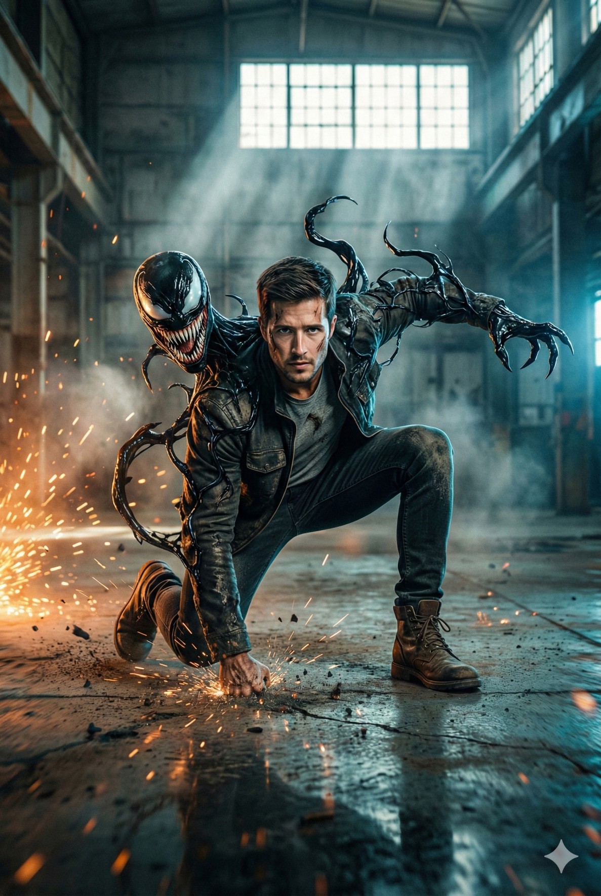 Venom Action Portrait