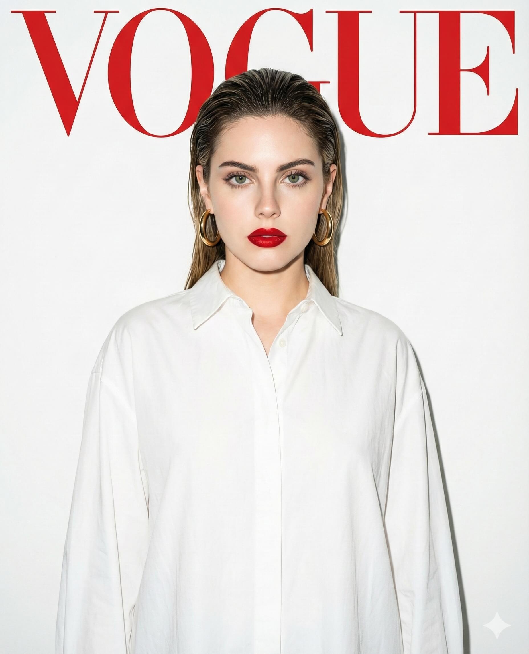 Vogue Cover Muse Fashion Portrait